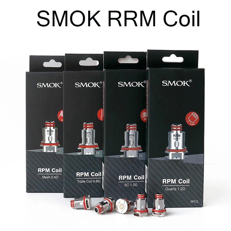 

5pcs RPM40 Replacement Coil For SMOK RPM40 , SMOK RPM80 , RPM 2S Pod Mod Kit, Nord X , Nord 4 RPM 2 Pod 4.5ml Cartridge