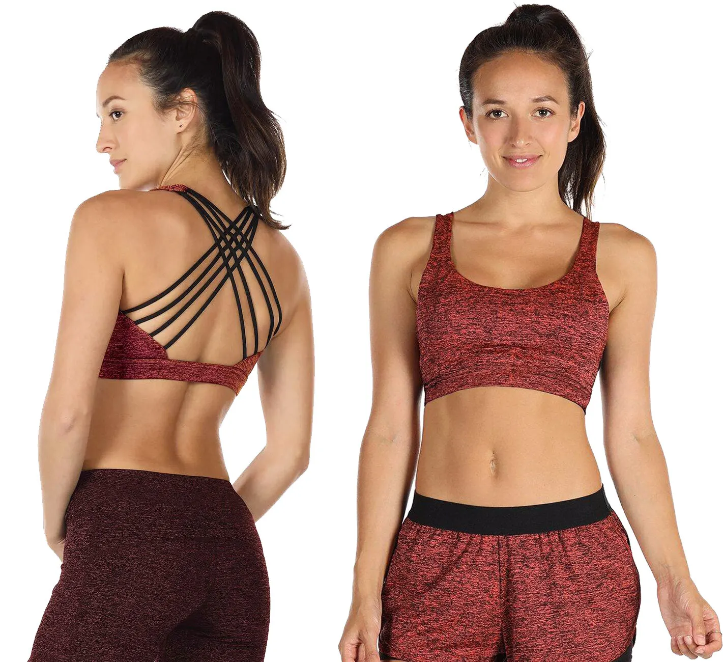 

Women Yoga Tops Vest Fitness Lounging Jogging Hiking s Gym s Activewear Strappy Padded sports workout