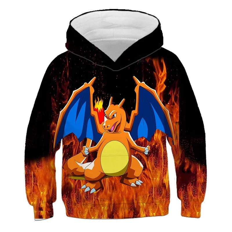 2022 Children's clothing Pokemon Hoodie kids clothes girls Sweatshirt Boys hoodie Clothes for teenagers Pokémon baby boy clothes
