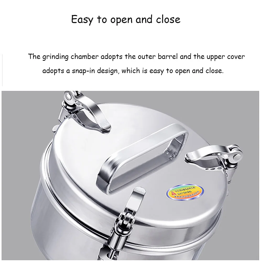 1000g/2000g Grains Spices Hebals Cereals Coffee Dry Food Grinder Mill Grinding Machine gristmill home flour powder crusher