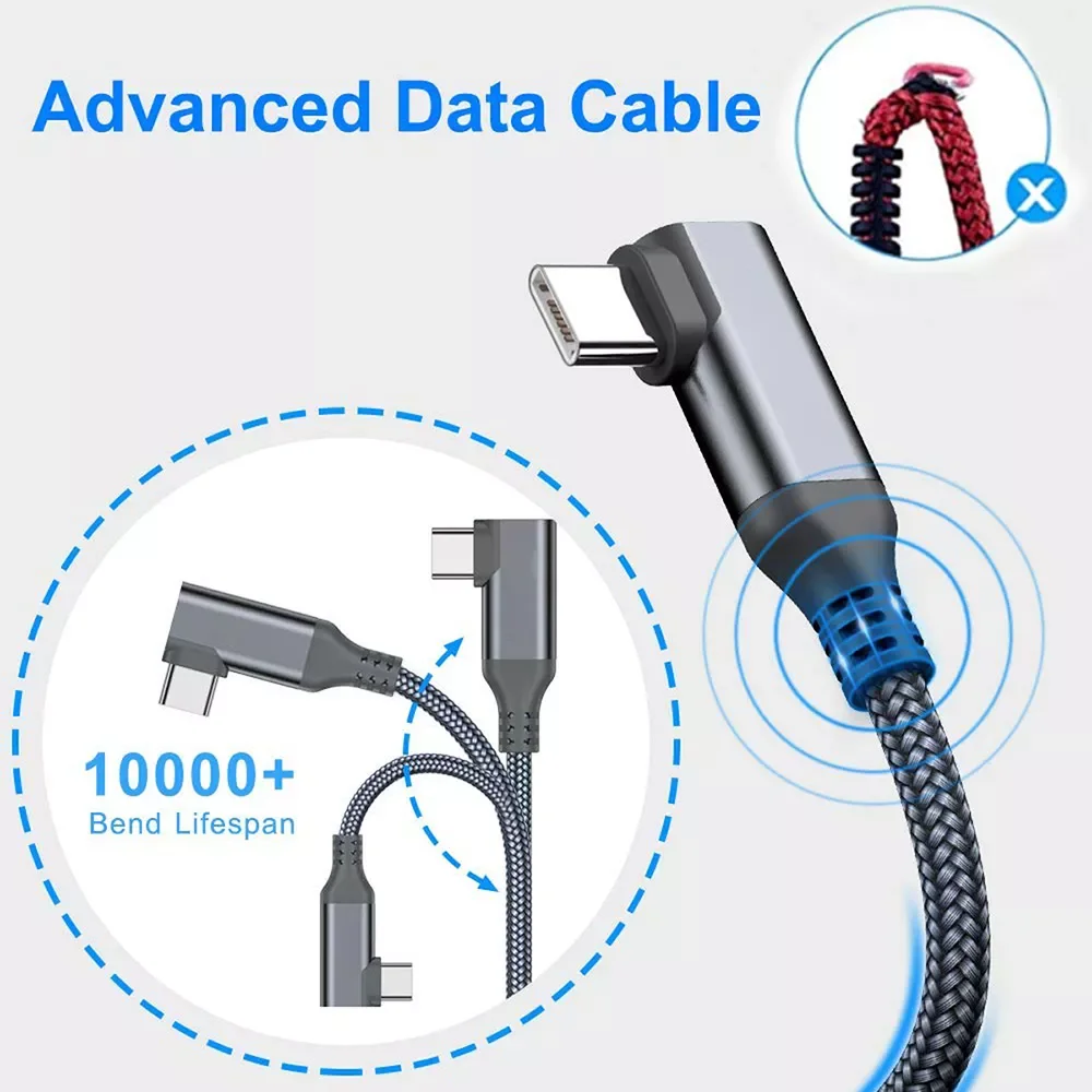 

Factory Direct Selling for Quest2 VR Data Transfer Fast Charges VR Headset Accessories Quest 2 Link Cable 5M USB 3.0 Quick Char
