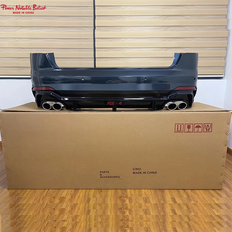 Автомобильные боди для Audi A4 S4 B9 ABT задний бампер с диффузором 2017 2018 2019