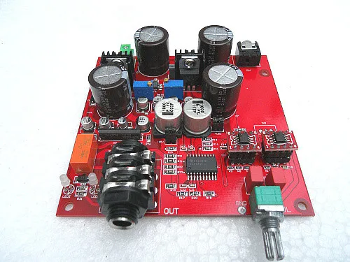 

12-18V 30W music fax TPA6120A2 amplifier board +OP275 Preamp amplifier board
