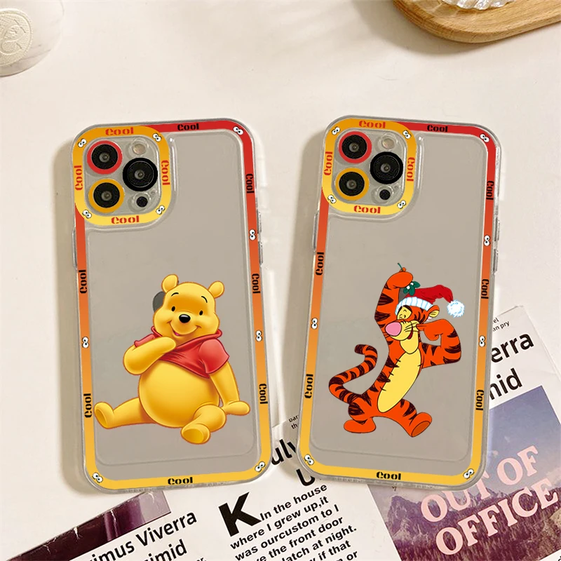 

Disney Winnie the Pooh Phone Case for iPhone 11 12 13 Mini Pro Max 14 Pro Max Case shell