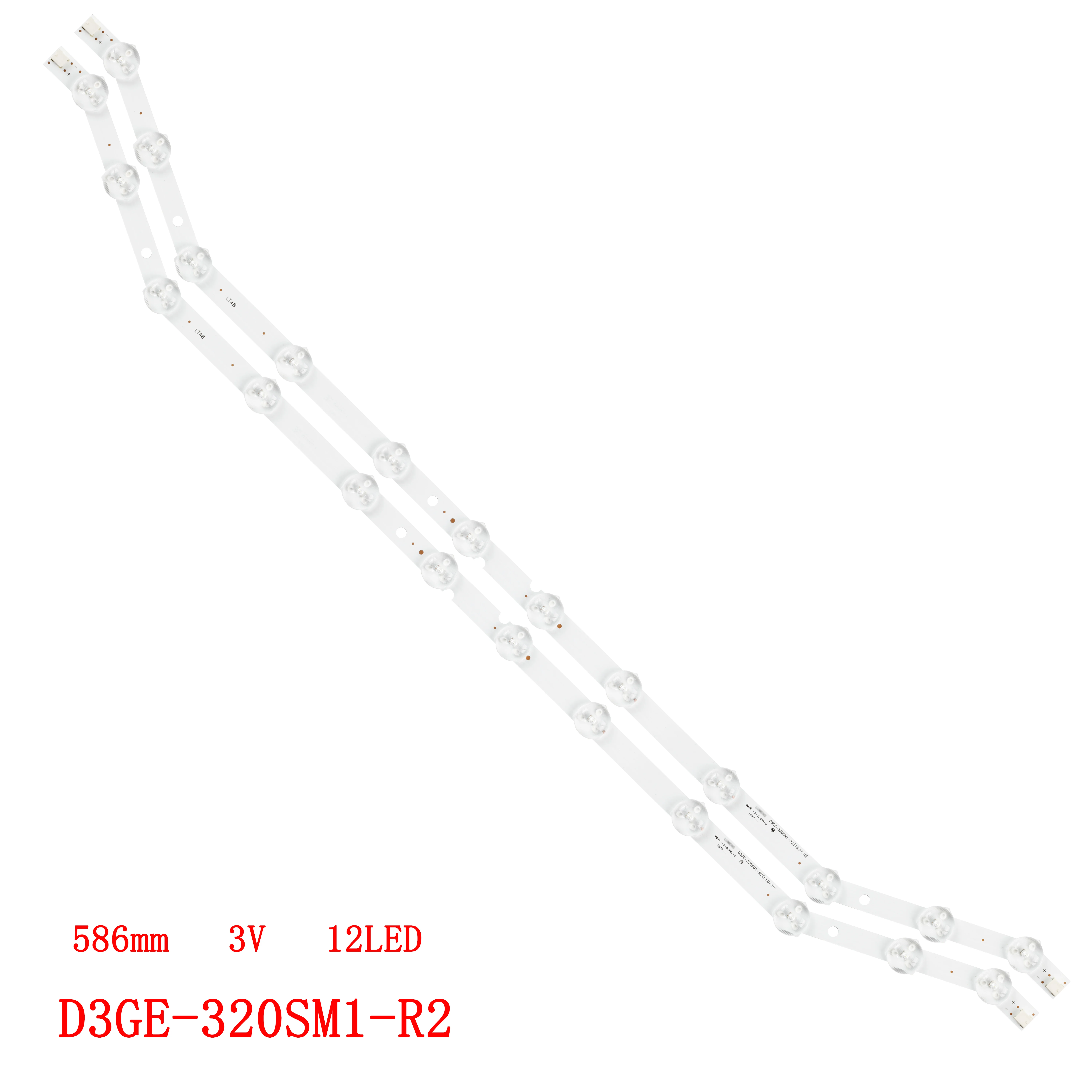 

(New kit)2pcs 12LED LED Backlight strip For Samsung LH32EDDFLGC/XF D3GE-320SM1-R2 BN96-28763A 2013VS32 BN96-35204A LM41-00001S