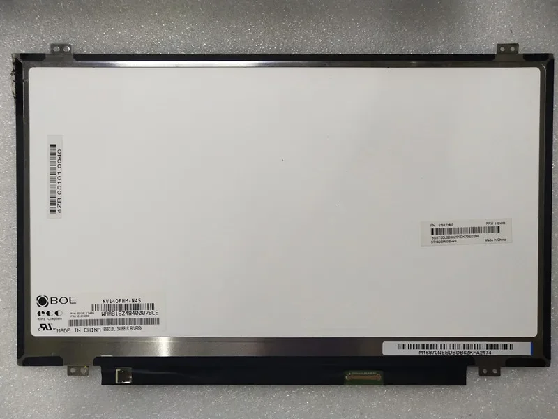 Новая светодиодная панель LTN140AT31 LP140WHU TPA1 TPB2 TPB1 TPBH B140XTN03.2 LP140WH2 TPS1 B140XTN02.A B140XTN03.3