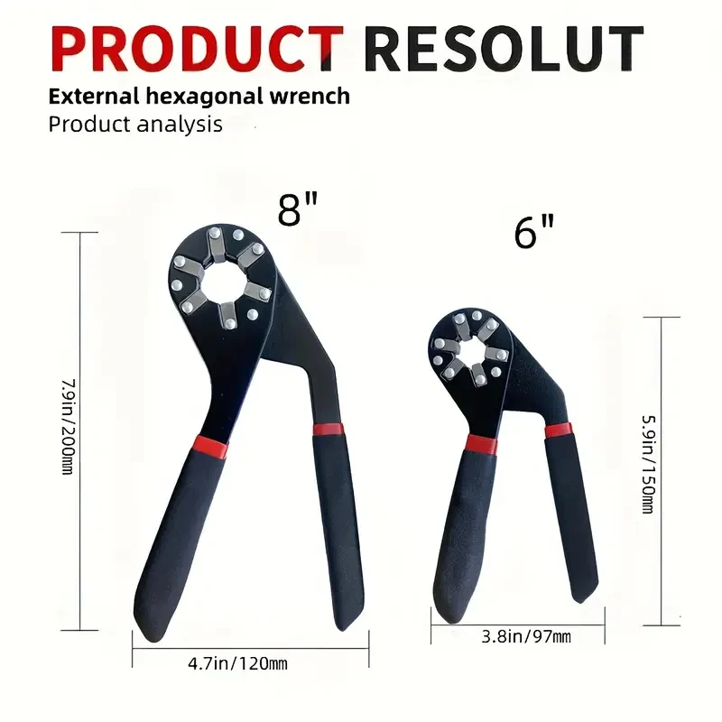 JUNEFOR Универсальный Регулируемый ключ ручные инструменты 6 &quot/8&quot Волшебный