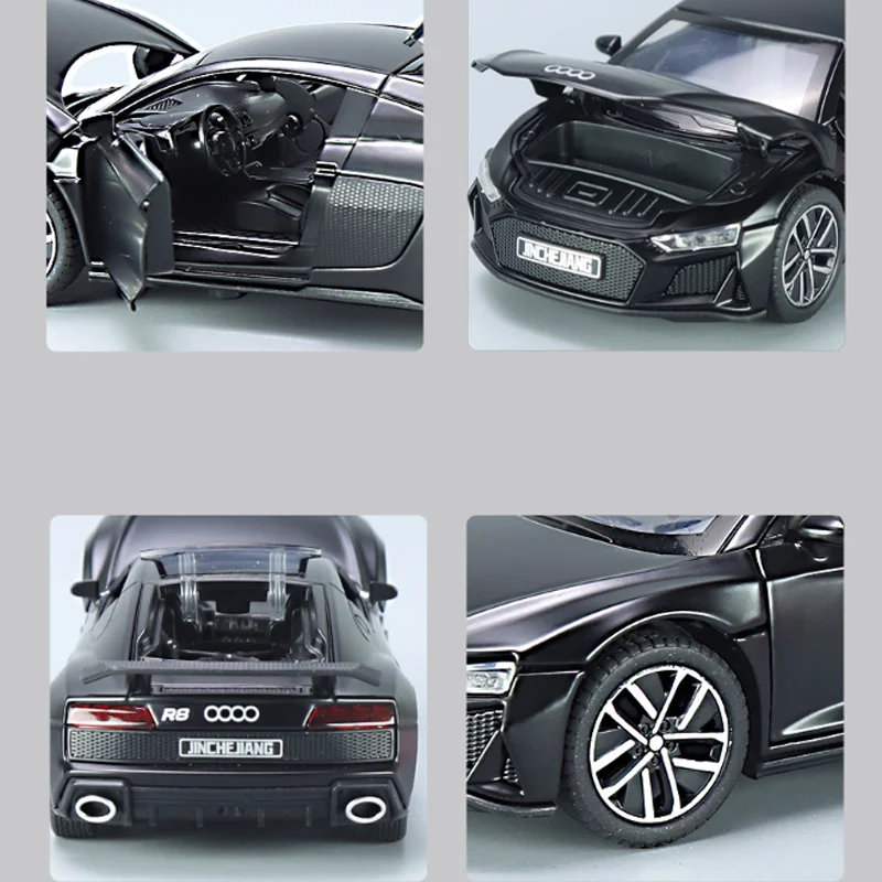 1:32 AU R8DI Supercar спортивный автомобиль металлическая модель звук Ранняя Коллекция