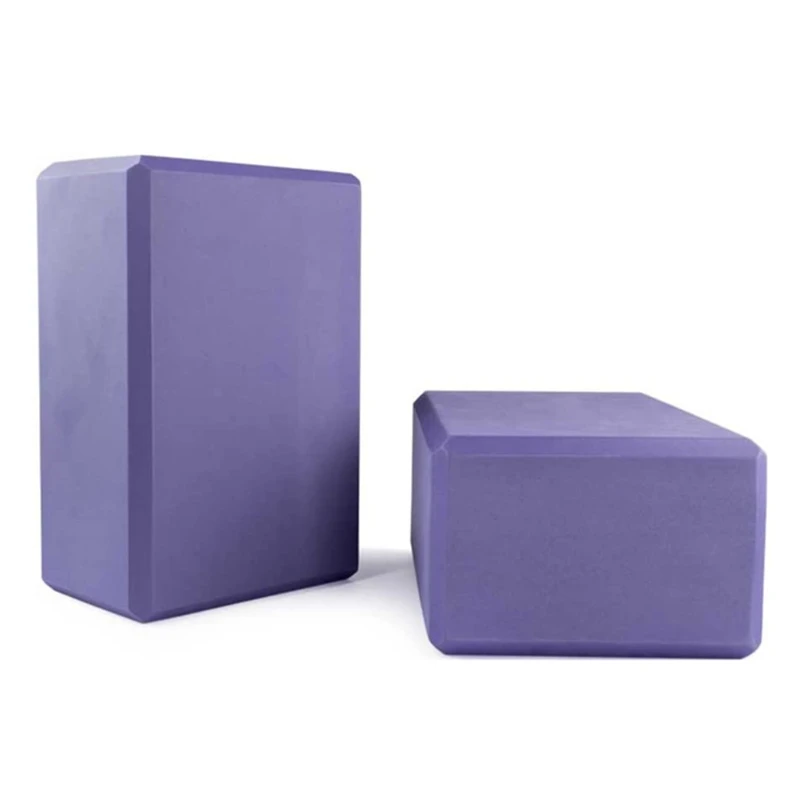 

2pcs Yoga Block High Density EVA Foam Block for Yoga Pilates Meditation Fitness