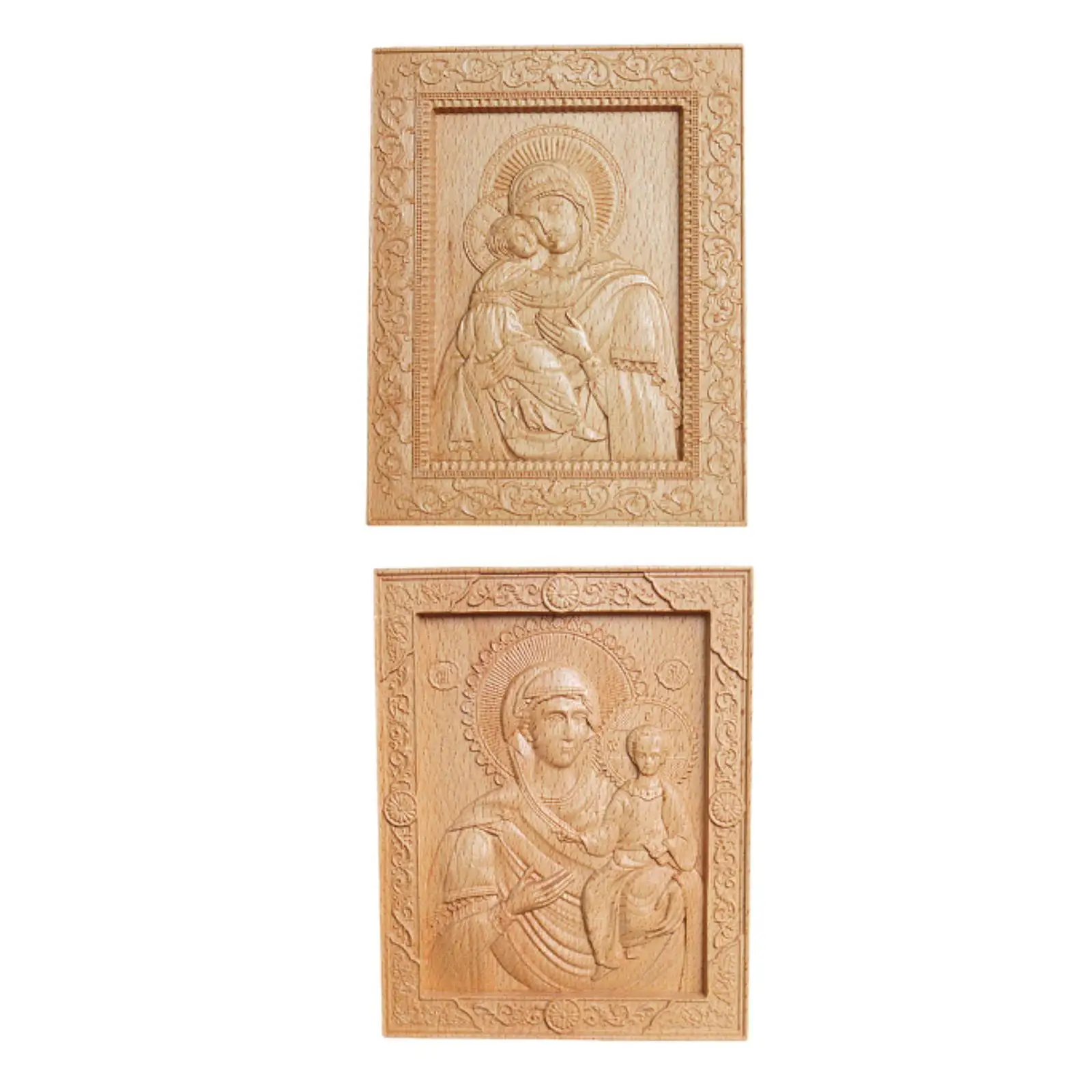 Деревянная резная Статуэтка Богородицы Иисуса фигурки коллекционный