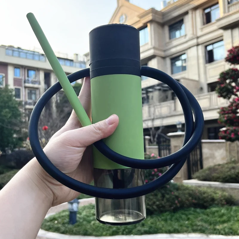 Акриловый и силиконовый кальян портативная бутылка для улицы автомобиля пляжа