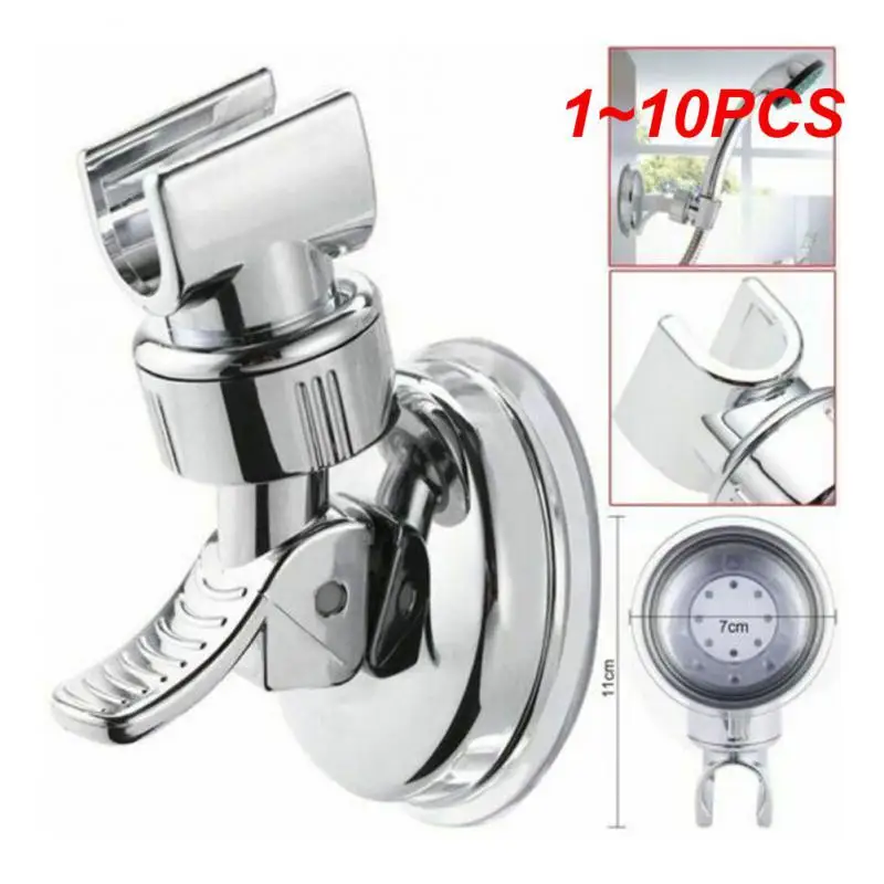 

1~10PCS Universal Adjustable Hand Shower Holder Suction Cup Holder Full Plating Shower Rail Head Holder Bathroom Bracket Stable