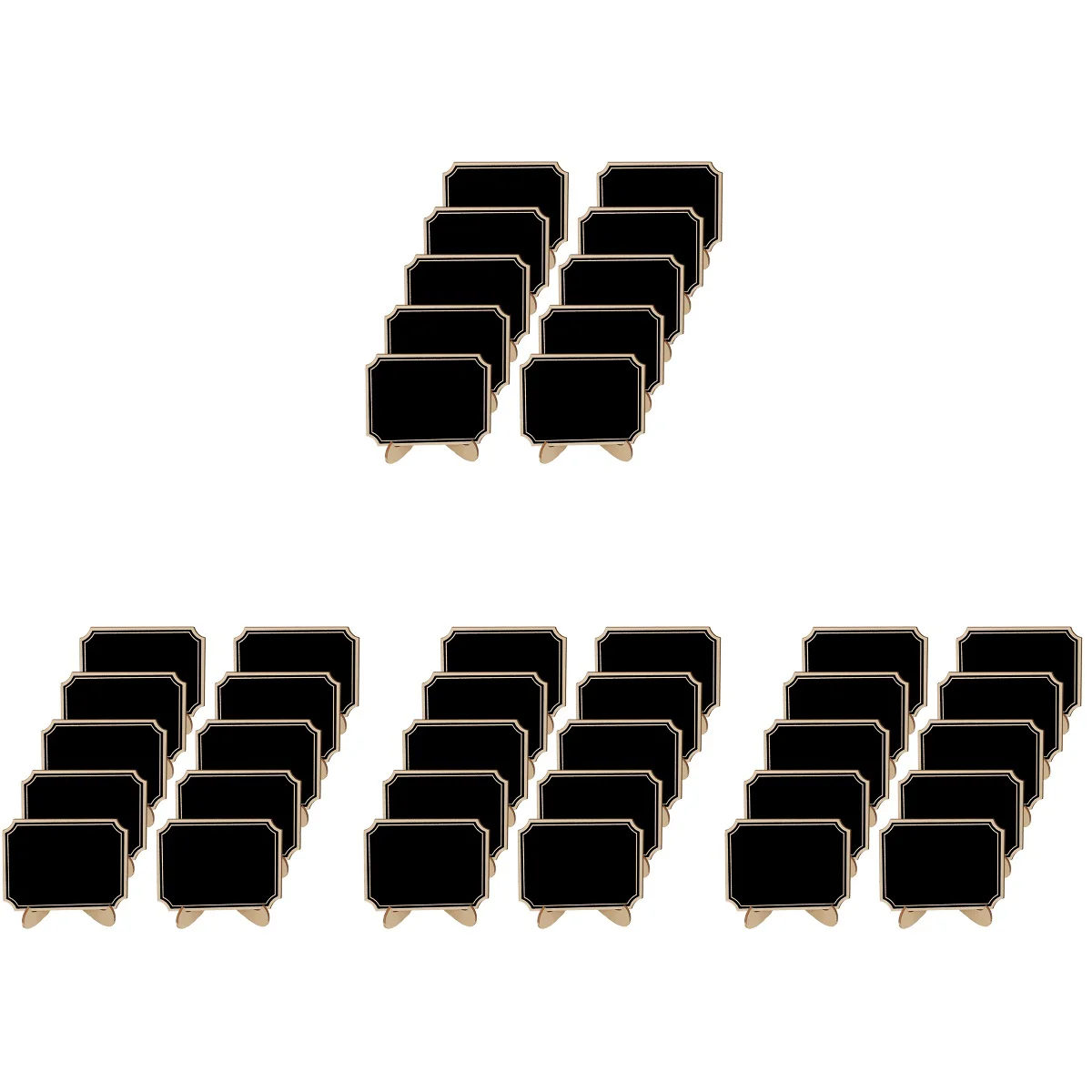 

Chalkboard Sign Board Blackboard Wood Mini Displaymessage Signs Chalkboards Stand Easel Label Black Erase Wooden Dry Writing