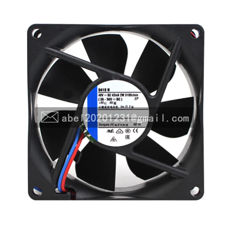 

BRAND NEW 8418N 8418 N DC 48V ORIGINAL COOLING FAN COOLER 80 x 80 x 25 mm