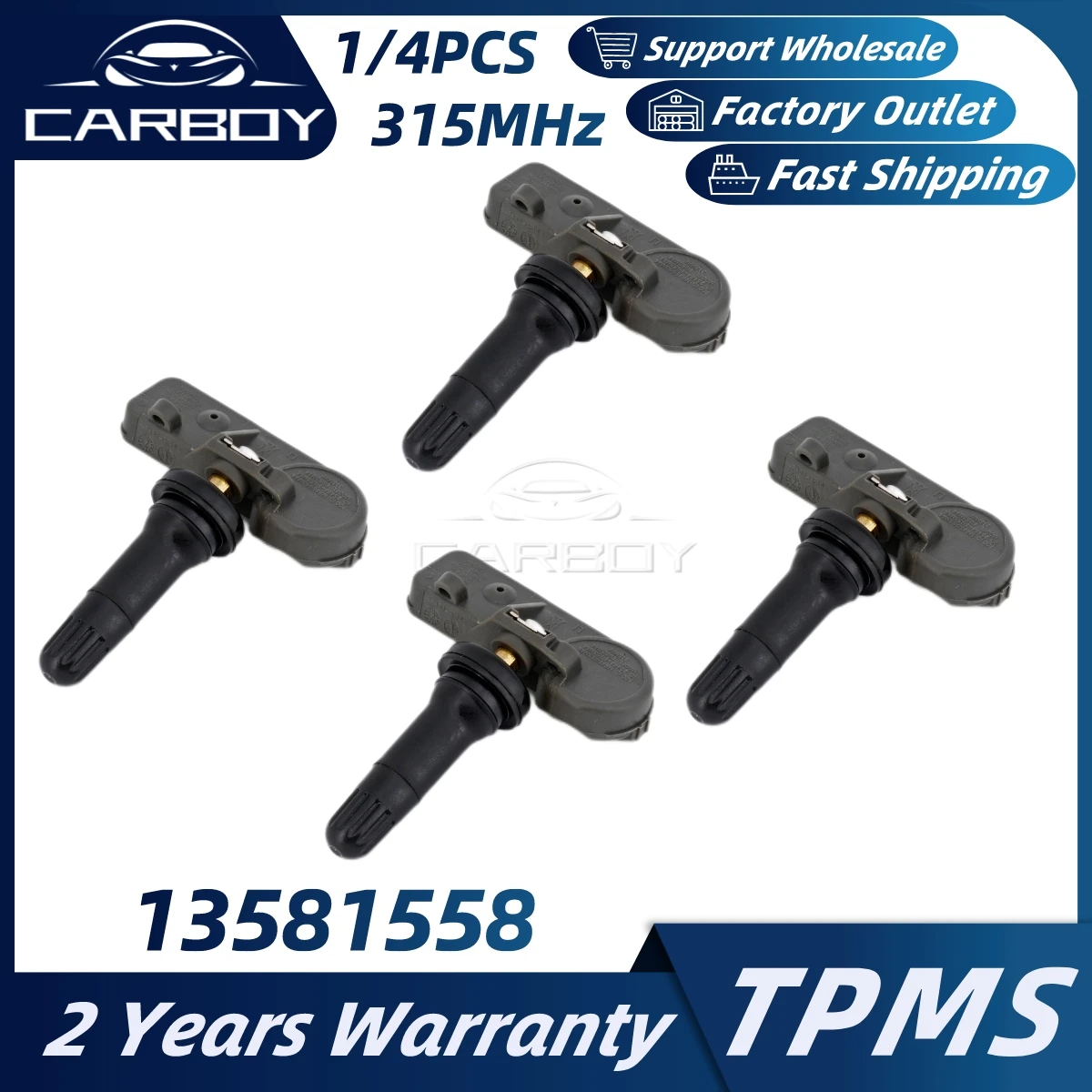 13581558 TPMS датчик для Buick Cascada Lacrosse Chevrolet Silverado Trax Tahoe Cadillac ATS GMC Canyon Sierra 315 МГц