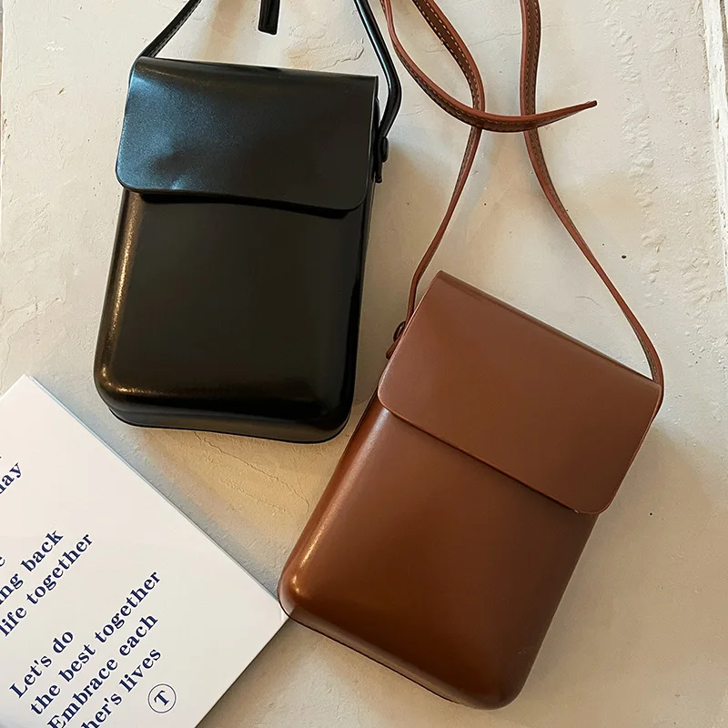 

B162 Luxury Vintage Crossbody Quality PU Leather Cell Phone Shoulder Bag Messenger Bags Daily Use For Women Wallet Hand Bags