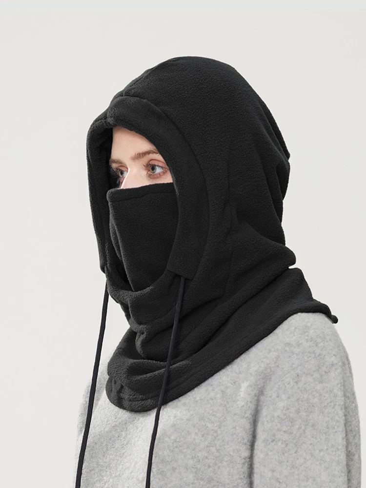 Riding Artifact Winter Scarf Integrated Hat Women Mask Men's Thick Wind-Proof Cap Facial Helmet Warm Headgear