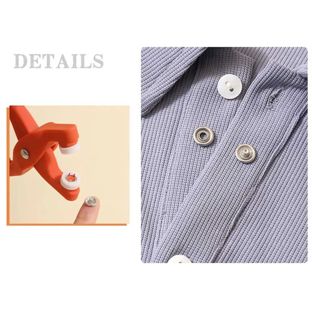 Набор швейных пуговиц из полиэстера 50/100 с инструментами для пробойников пятью