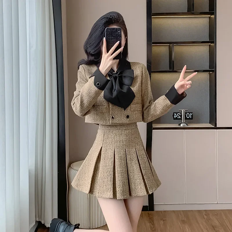 Большие размеры 2024 осень/зима новый стиль французская шикарная короткая куртка