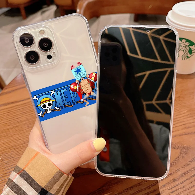 Японский аниме Луффи цельный чехол для телефона iPhone 13 12 Mini 11 Pro X XS XR Max 8 Plus SE 2020