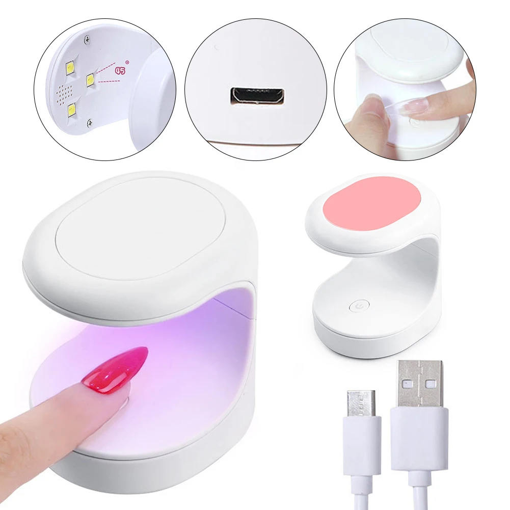 

Egg Shape Mini Nail Dryer Lamp Single Finger Nail Polish Dryer UV/LED Lamp Fast Drying Phototherapy Lamp Nail Art Manicure Tool