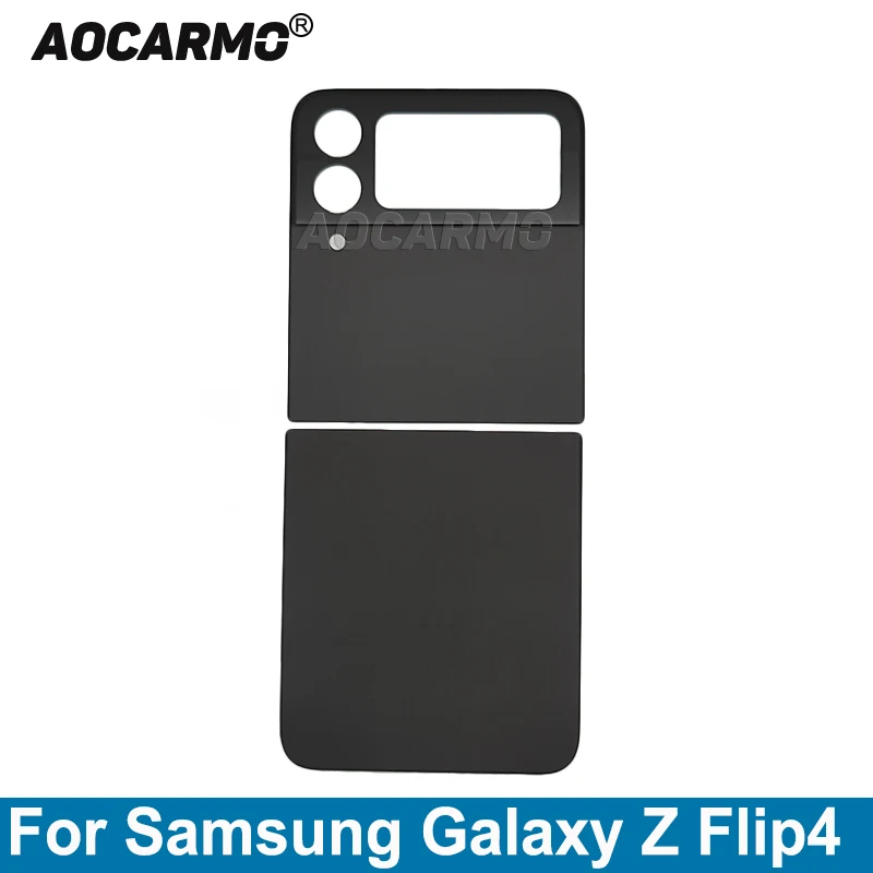 Aocarmo для Samsung Galaxy Z Flip4 5G Flip 4 SM-F721 задняя крышка верхняя нижняя часть корпуса