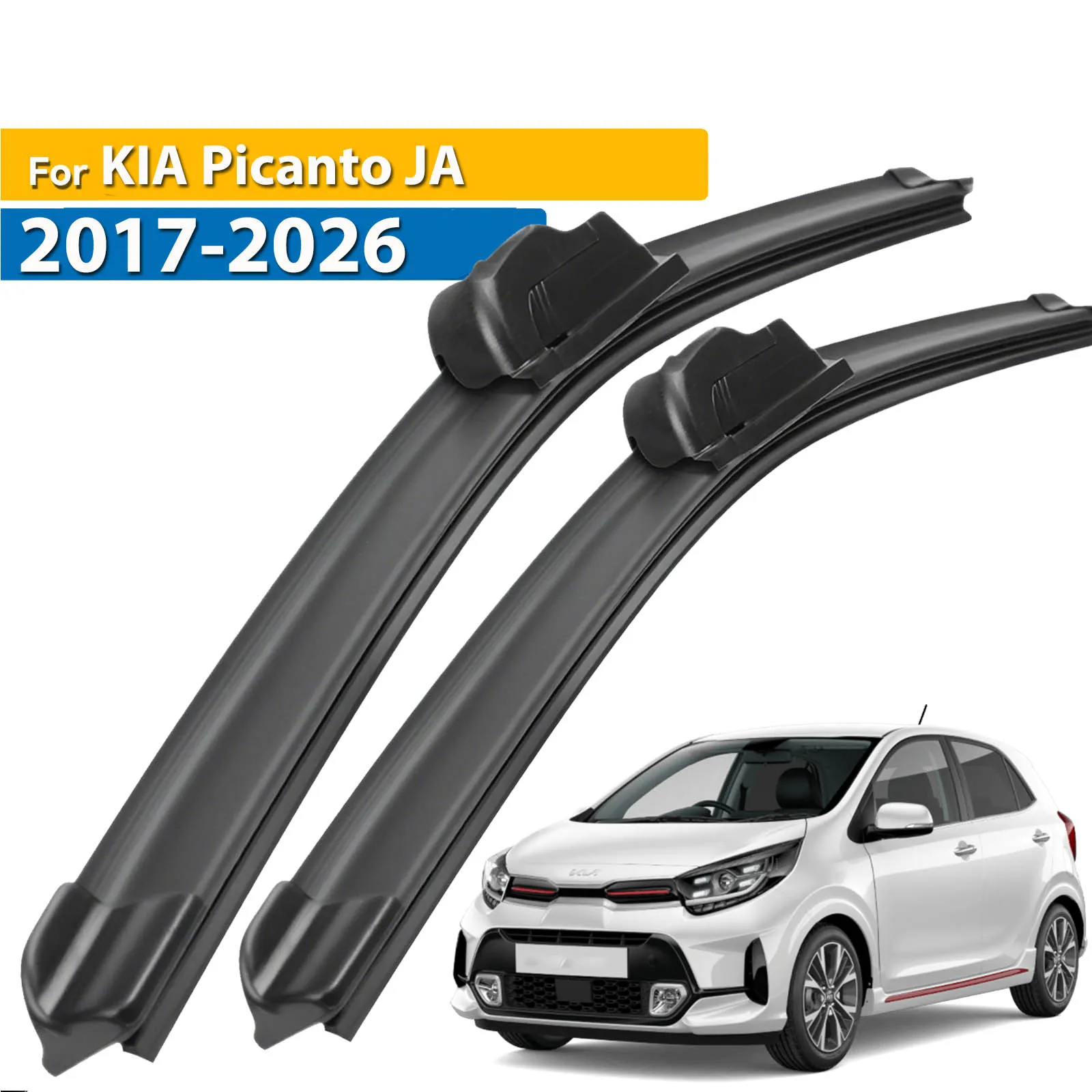 

Щетки стеклоочистителя Erick's LHD для KIA Picanto MK3 2018-2023, стеклоочистители для лобового стекла, щетки от дождя 24 дюйма + 14 дюймов