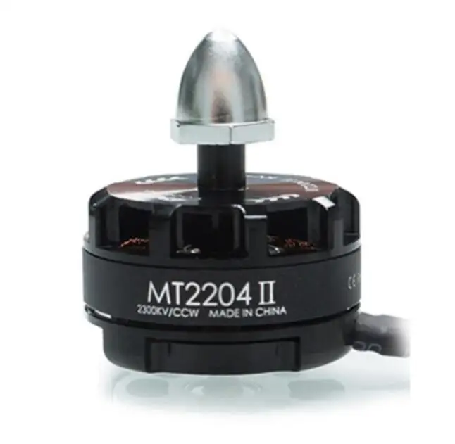 Фото Бесколлекторный двигатель EMAX Cooling New MT2204 II 2300KV 2-3S, тяга: 440 г, для мультикоптеров RC QAV250 F330, радиоуправляемых машин, пропеллеры 5-6 дюймов №1