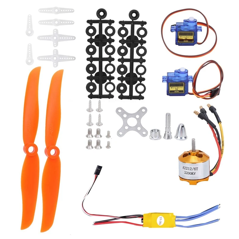 SG90 Servo 2212 KV2200 бесщеточный двигатель 30A ESC 6035 аксессуары для пропеллера набор