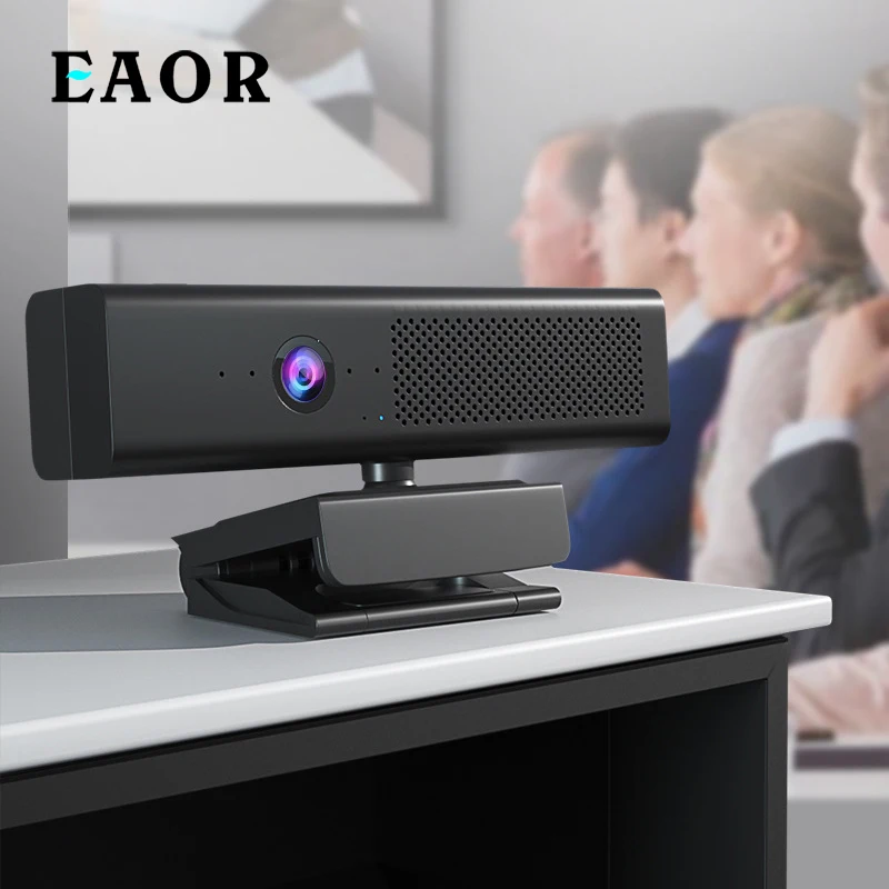 

EAOR USB Webcam 1080P Full HD Computer Camera With Speaker Microphone Web Cam for YouTube Tiktok Live Broadcast Video Meeting