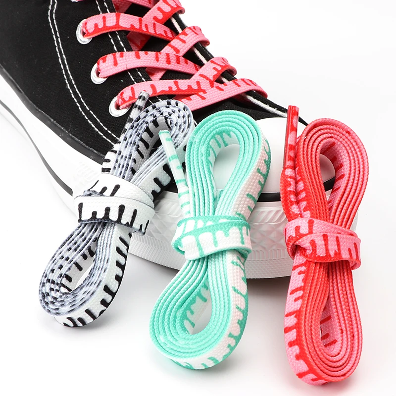 

10 Colors Shoelaces For Sneakers Flat Shoe Laces Young Men And Women Leisure Canvas Shoes Accessories Shoelace weave