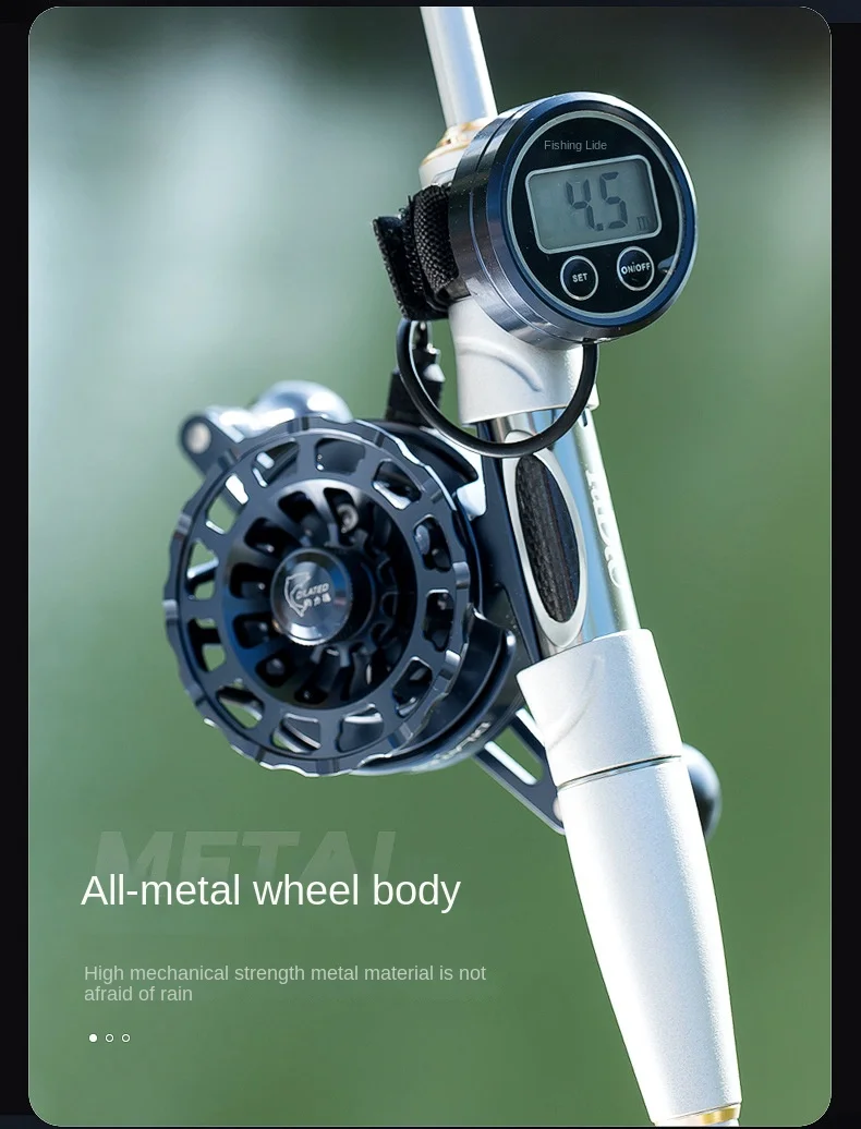 Рыболовная катушка WOEN Raft wheel X65 низкое небо электронный цифровой дисплей