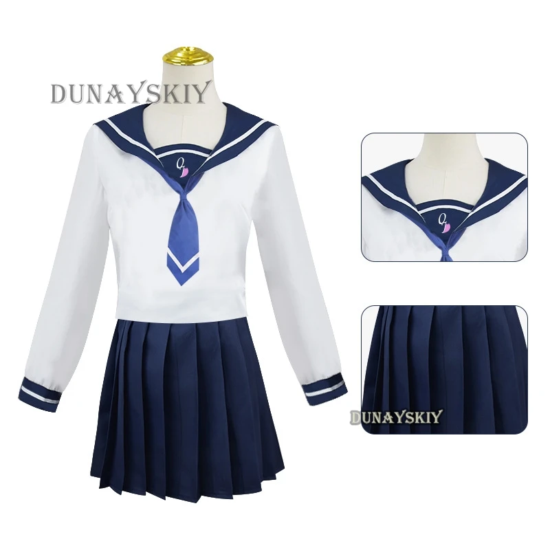 2024 Новый аниме Narenare Косплей Cheer For You Kanata Misora Anna Aveiro Костюм JK Школьная форма Платье