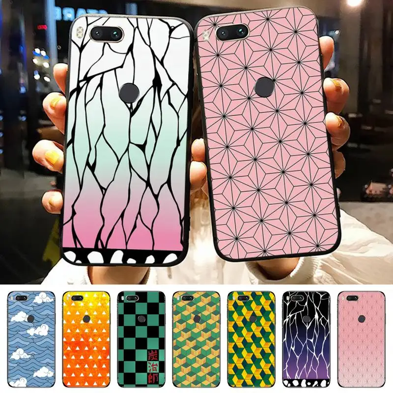 

Kimetsu no Yaiba clothing pattern Phone Case For Xiaomi Redmi note 7 8 9 11 t s 10 A pro lite funda shell