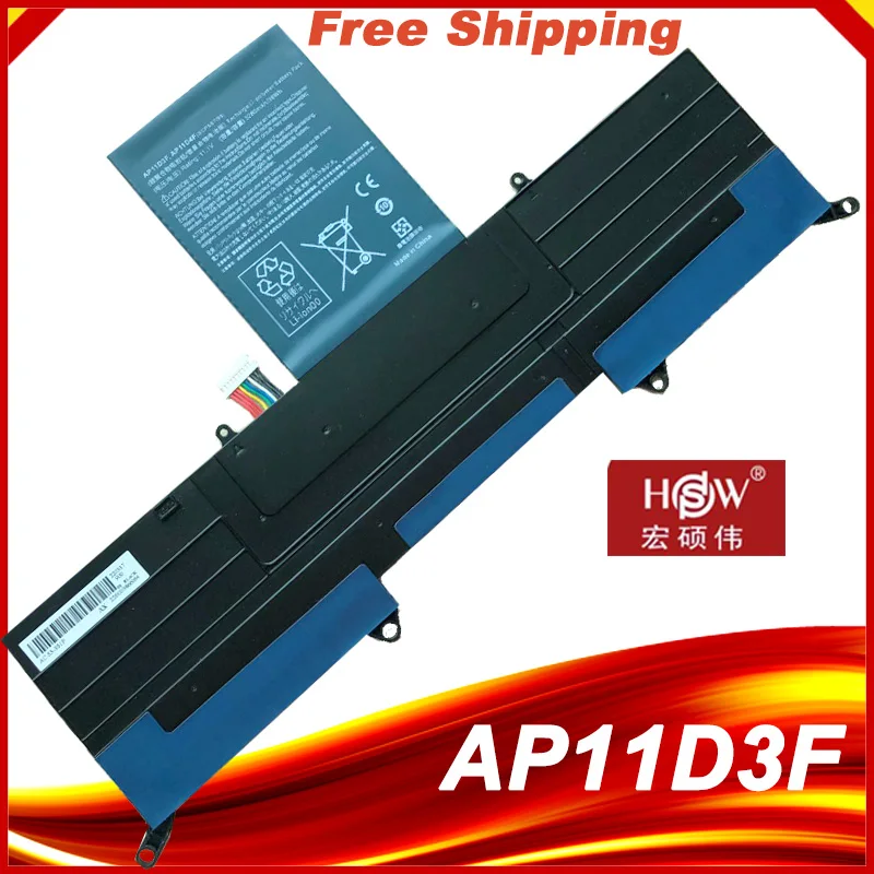 Аккумулятор для ACER Aspire S3 S3-951 S3-951-2464G24iss S3-951-6464 S3-951-6646, Аккумулятор для ноутбука AP11D3F AP11D4F