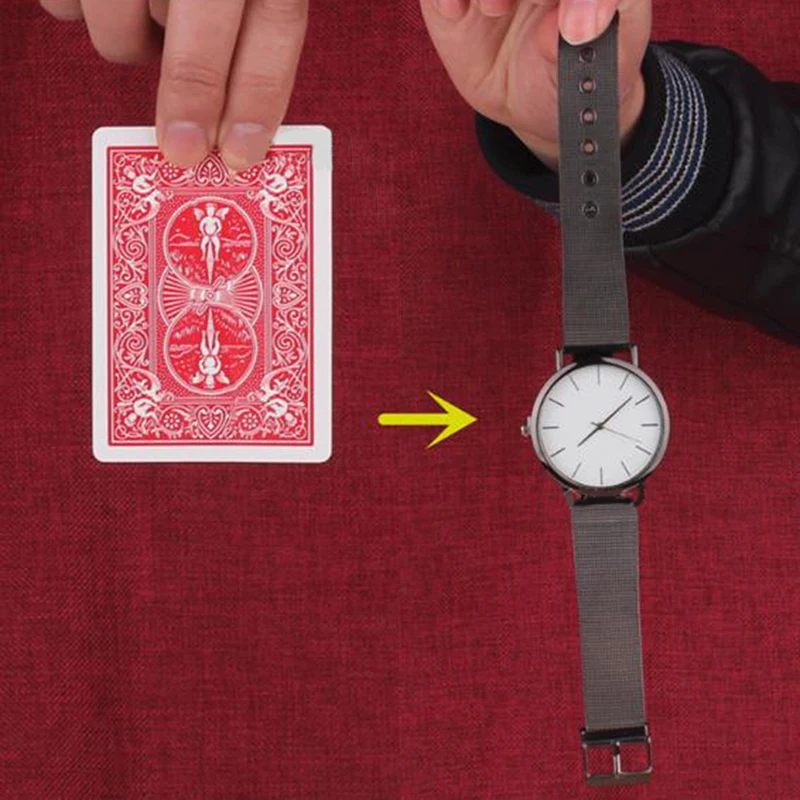

Watch This Magic Tricks Playing Card Change Card To Watch Close Up Illusion Magic Tricks Fidget Toys
