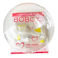 10pcs bobo balloon transparent bubble ballons clear balloons for led light wedding birthday baby shower party home supplies