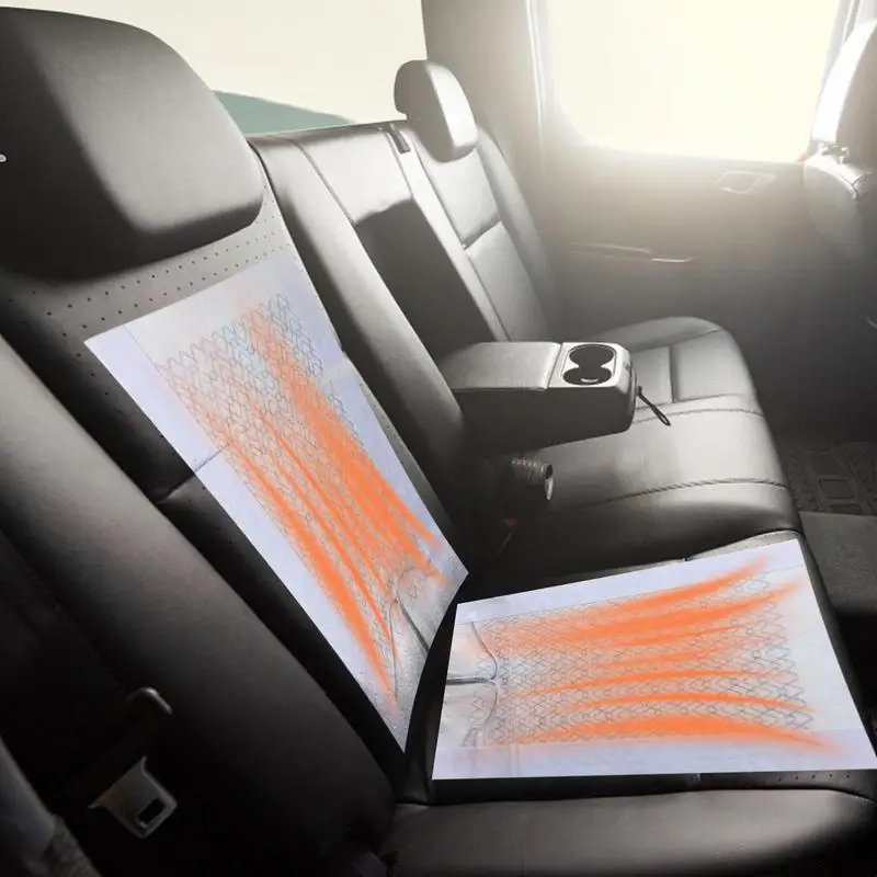 

Heated Seat Cushion Carbon Fiber Fast Heating Car Seat Sheet Heated Cover For Full Back And Seat On Car SUV Truck RV Boat