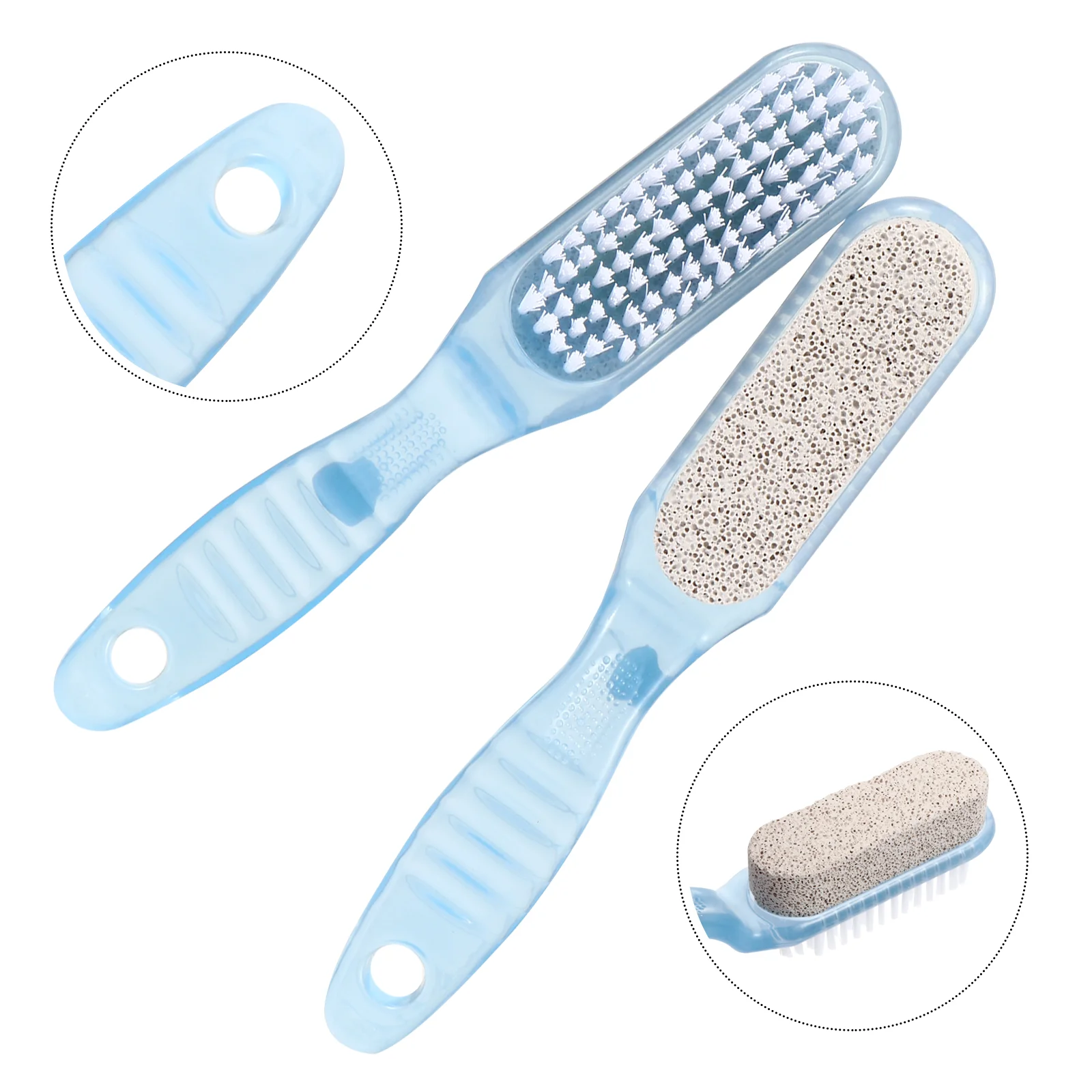 

Foot Brush Callus Remover Pedicure Nail Tool Rasp Skin Cleaning File Exfoliator Hard Pumice Feet Scrub Scraping Dead Scraper