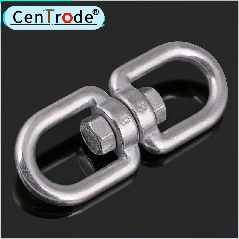 

Вращающееся кольцо из нержавеющей стали 304, универсальное кольцо, 8-кольцевая цепочка с пряжкой, такелажные аксессуары, аксессуары для цепочек для собак M4-M20, 1 шт.