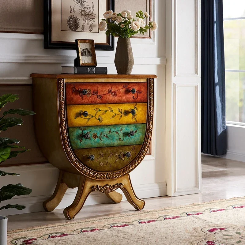 Шкаф для гостиной винтажный скандинавский маленький ящик дома витрина Esposizione