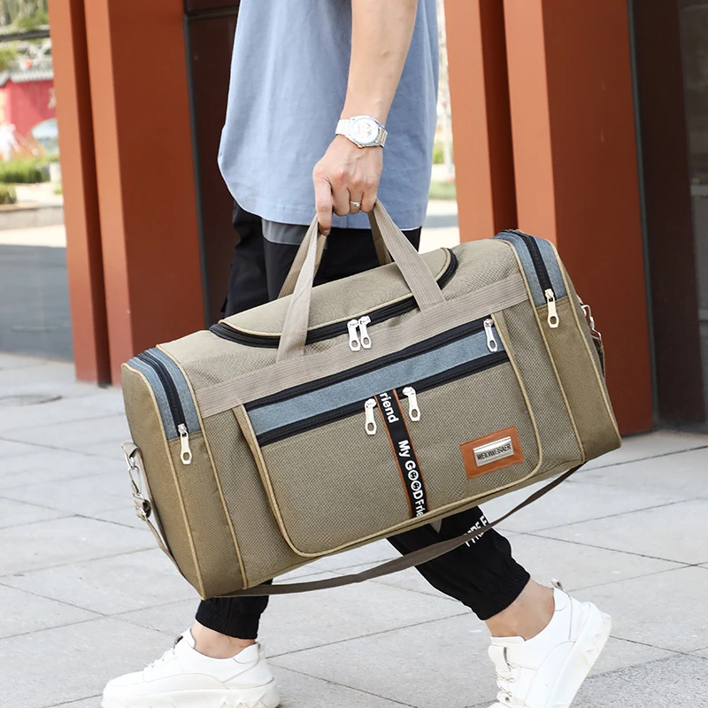 

Large Capacity Travel Handbags for Men 2023 Shoulder Bag Oxford Handbags Outdoor Waterproof Travel bag