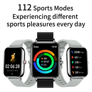World Premiere KUMI KU6 Smart Watch 1.91inch NFC Smartwatch Bluetooth Call 110+ Sport Heart Rate Tracker IP68 Waterproof 5