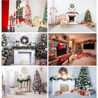 thick cloth christmas day indoor photography background christmas tree children backdrops for photo studio props 710 chm 102