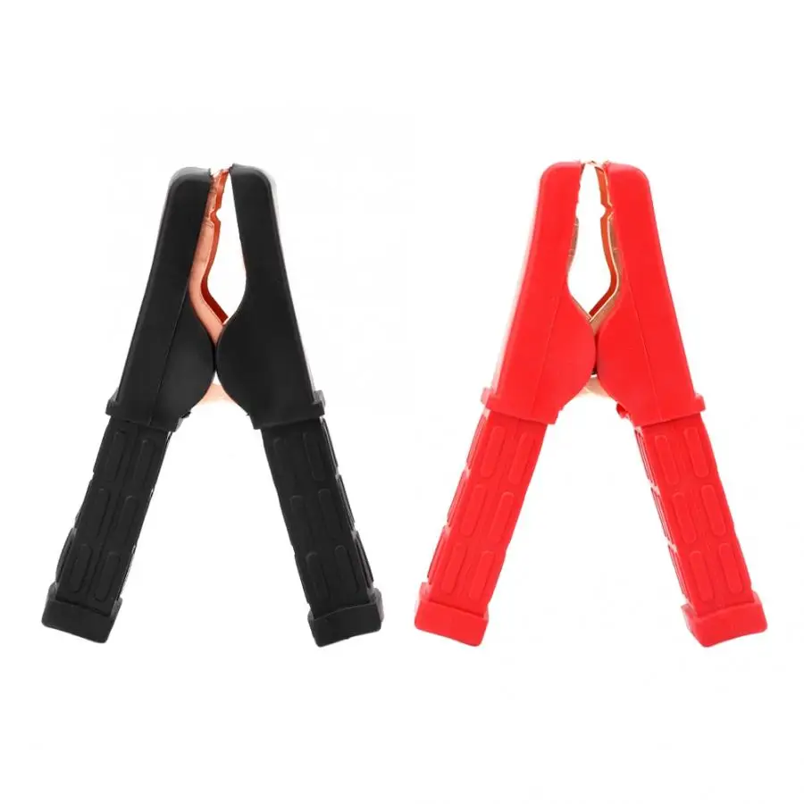 

1 Pair Black & Red Car Starter Jump Battery Clip Connector Emergency Battery Clips for UniversalJumper Cable Clamp BoosteR