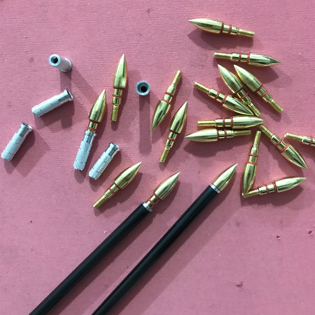Linkboy Archery 100 зернистая ID мм od стрела железная Алюминиевая Вставка для блочного
