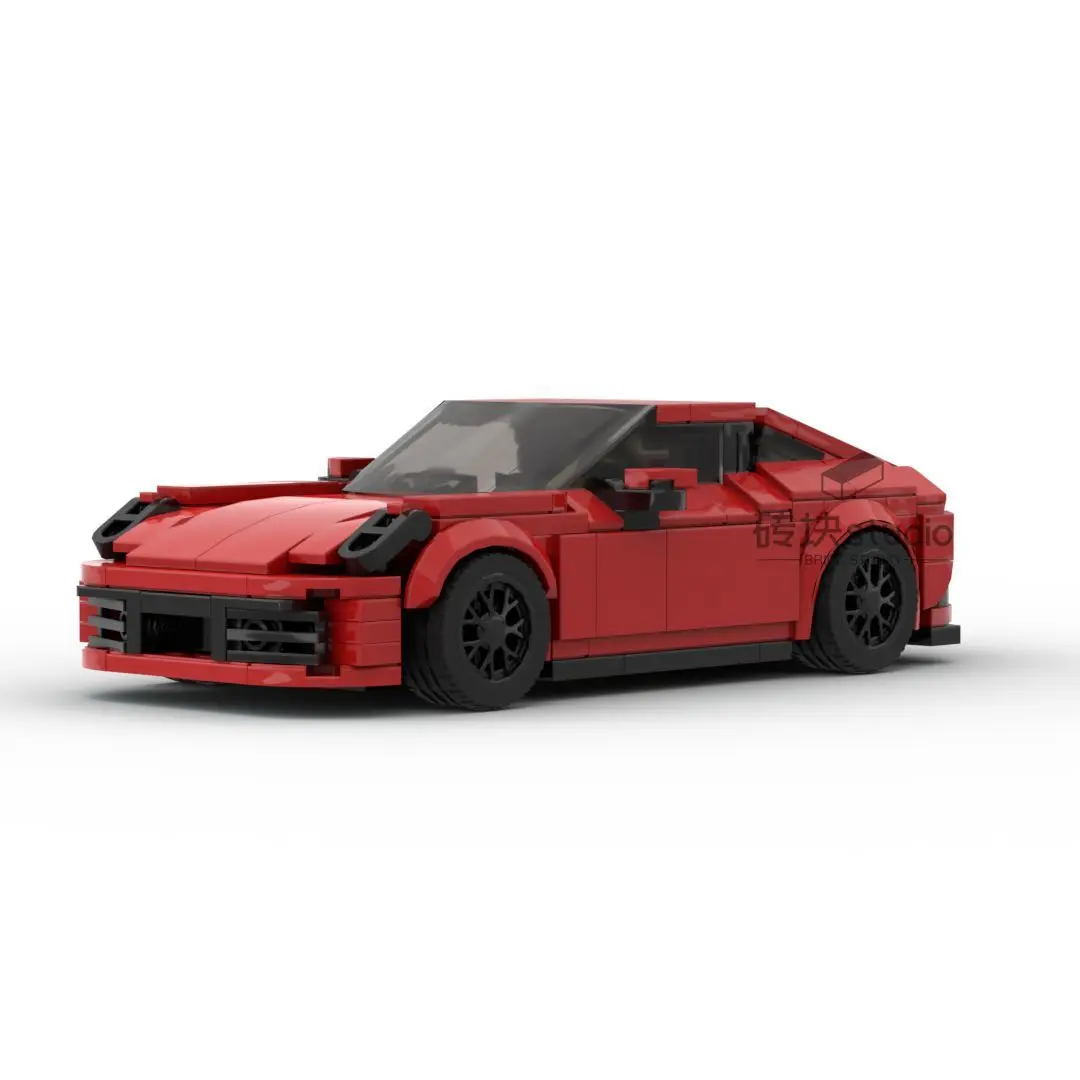 

Compatible with Leg Moc Building Block Model 911 Carrera Speed 8-grid Boy Building Block Racing Puzzle
