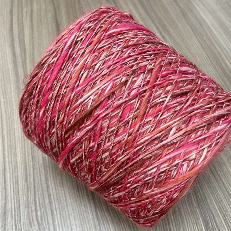 

Soft Plush Fancy Space Dye Gradual Change 75% Acrylic 25% Wool Thick Lceland Yarn Hand Knitting Crochet Thread