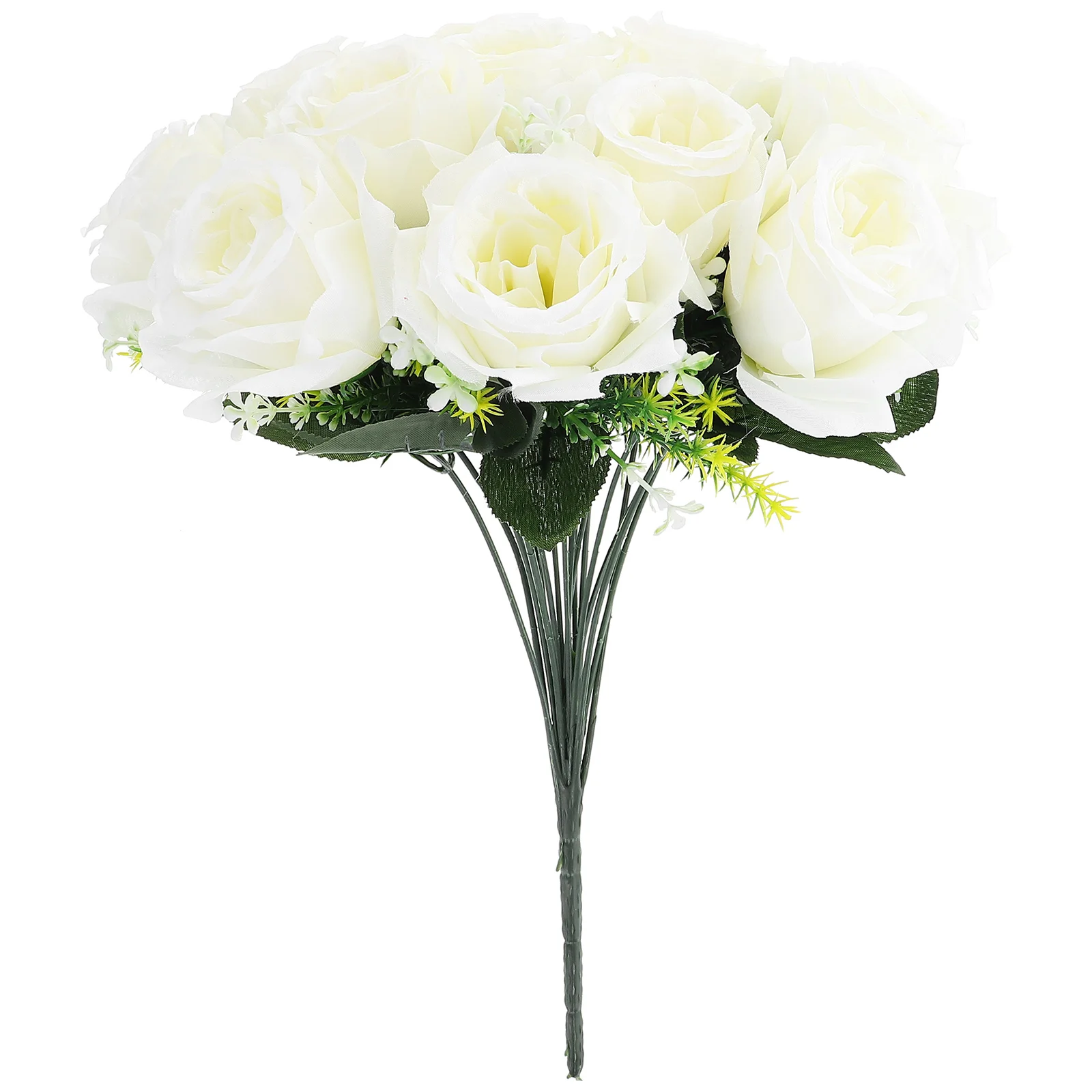 

Цветы с гравировкой, букет из кладбища, свадебный букет из белых роз, искусственные розы для улицы, искусственный букет