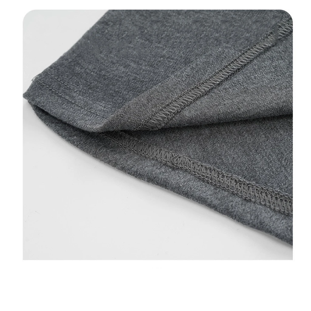 2 шт. мужское термобелье с длинными рукавами мужская однотонная хлопковая